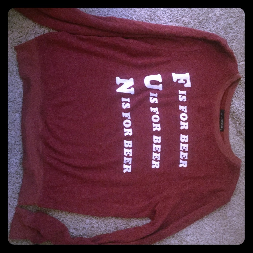 Wildfox sweater size Small super cozy